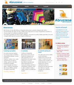 uno screenshot della home page del sito web